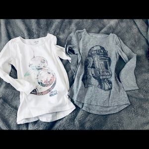 Girls Star Wars long sleeve tops